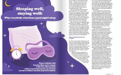 Why sleep is the next frontier in care – Care England in conjunction with Care Management Matters features Ally Cares